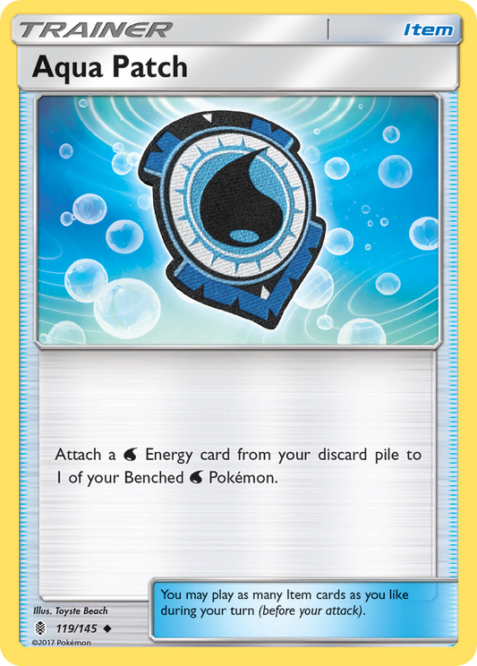 Aqua Patch (Guardians Rising SET) (Trainer) (Item) (Uncommon) (PKM Guardians Rising SET-23)