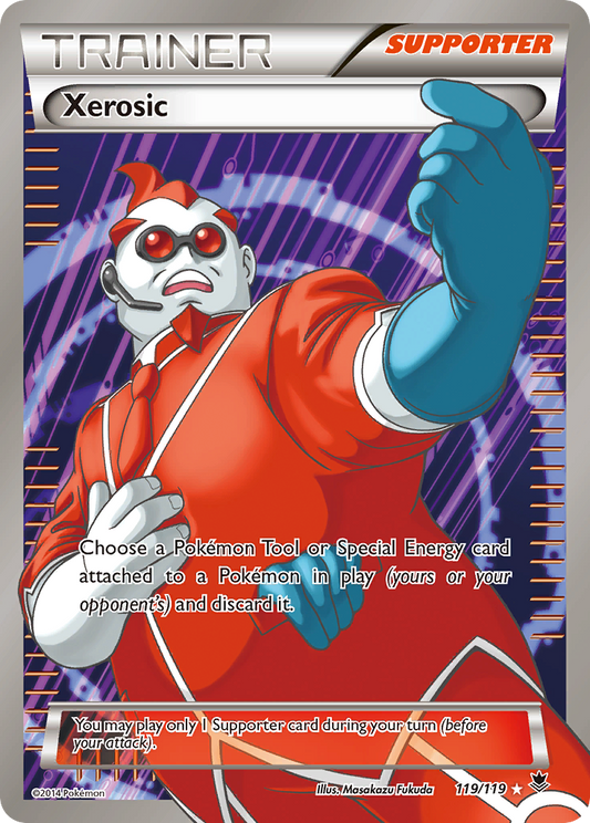 Xerosic (Phantom Forces SET) (Trainer) (Supporter) (Rare Ultra) (PKM Phantom Forces SET-23)