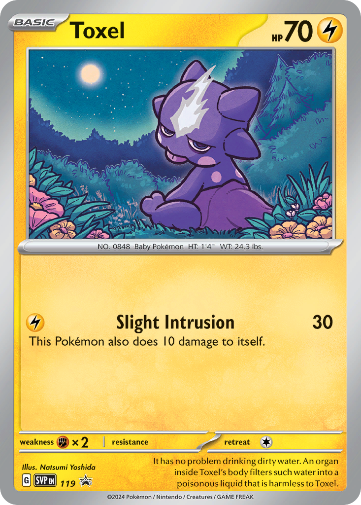 Toxel - Scarlet & Violet Black Star Promos SET-119