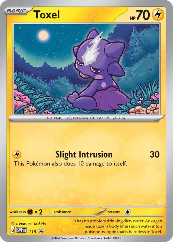 Toxel - Scarlet & Violet Black Star Promos SET-119