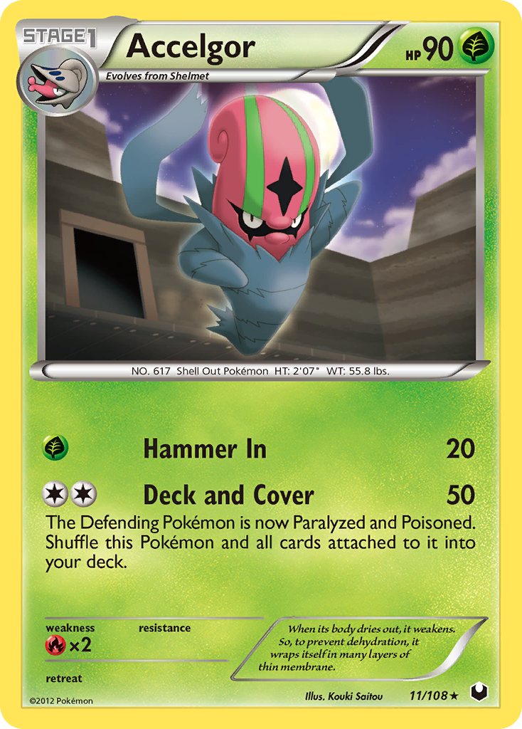 Accelgor - Dark Explorers SET-11