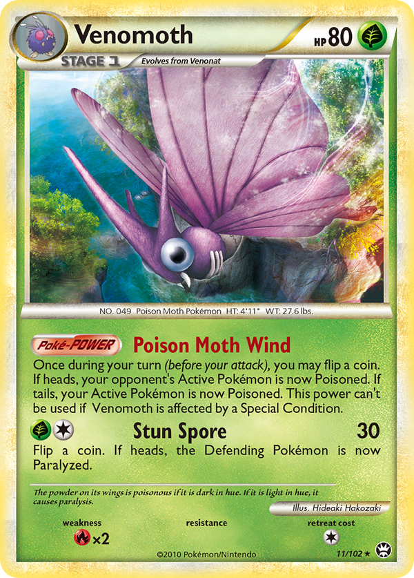 Venomoth - HS Triumphant SET-11