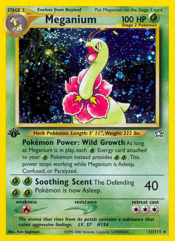 Meganium - Neo Genesis SET-11
