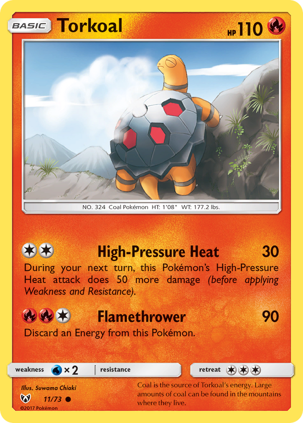 Torkoal - Shining Legends SET-11