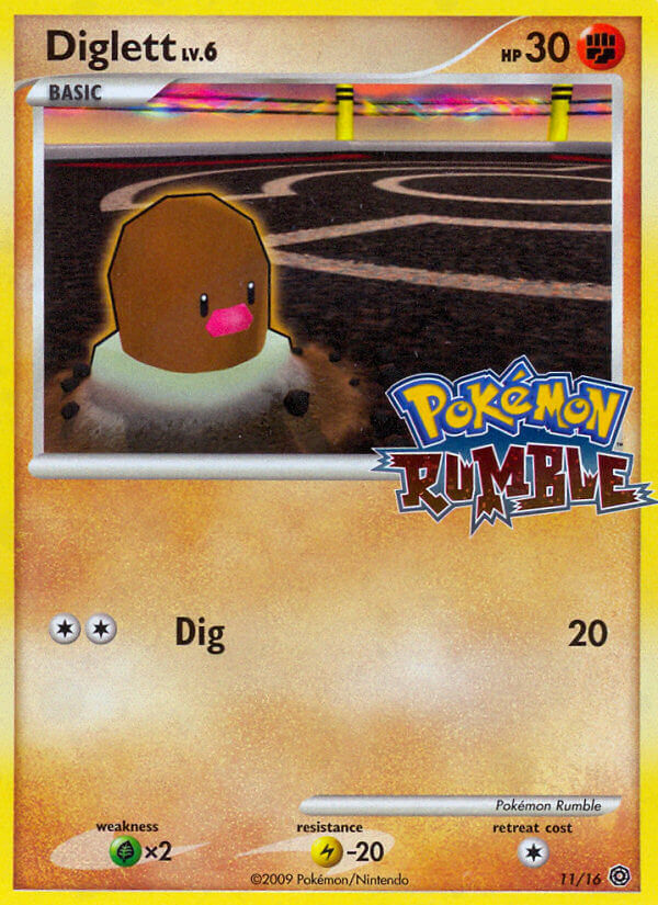 Diglett - Pokemon Rumble SET-11
