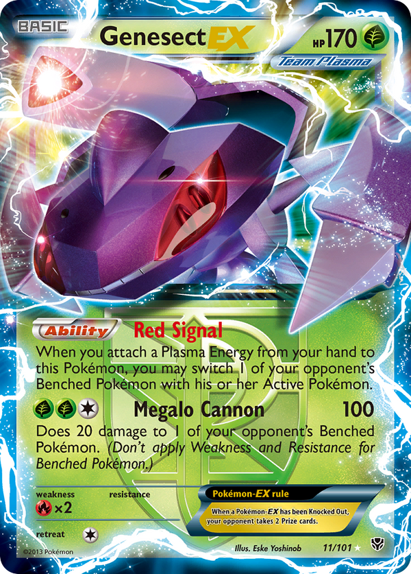 Genesect-EX - Plasma Blast SET-11