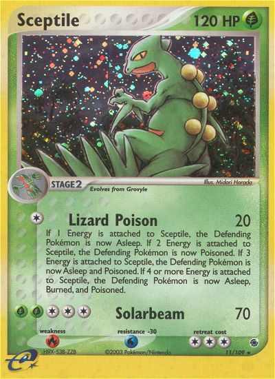 Sceptile - Ruby & Sapphire SET-11