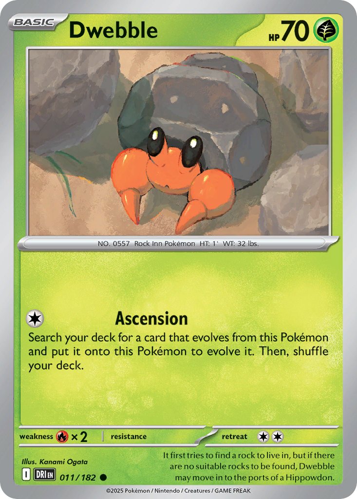 Dwebble - Destined Rivals SET-11