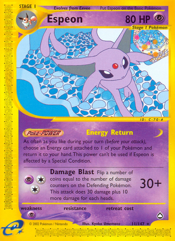 Espeon - Aquapolis SET-11