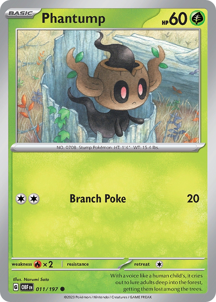Phantump - Obsidian Flames SET-11
