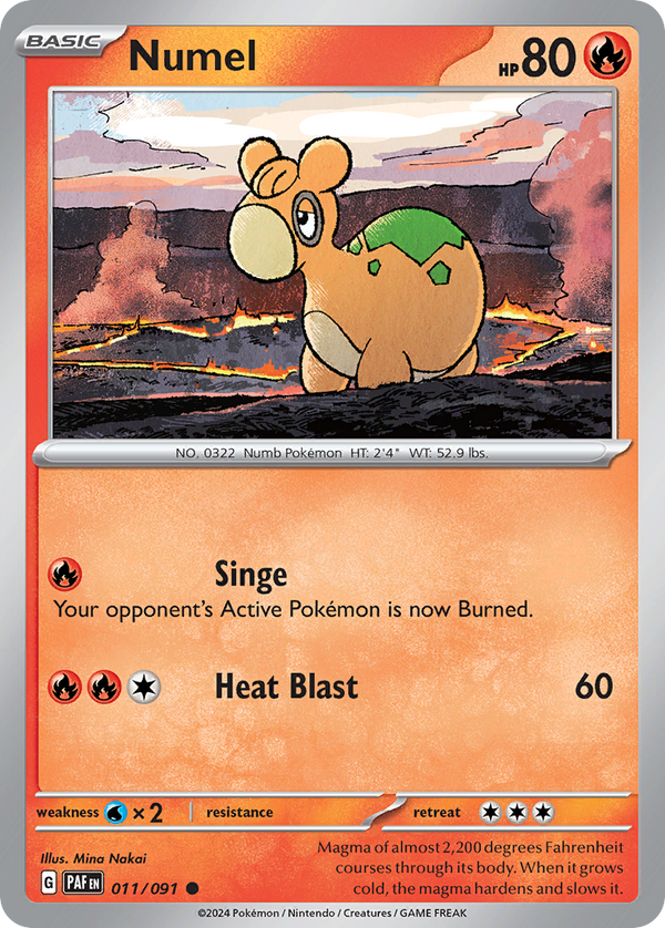 Numel - Paldean Fates SET-11