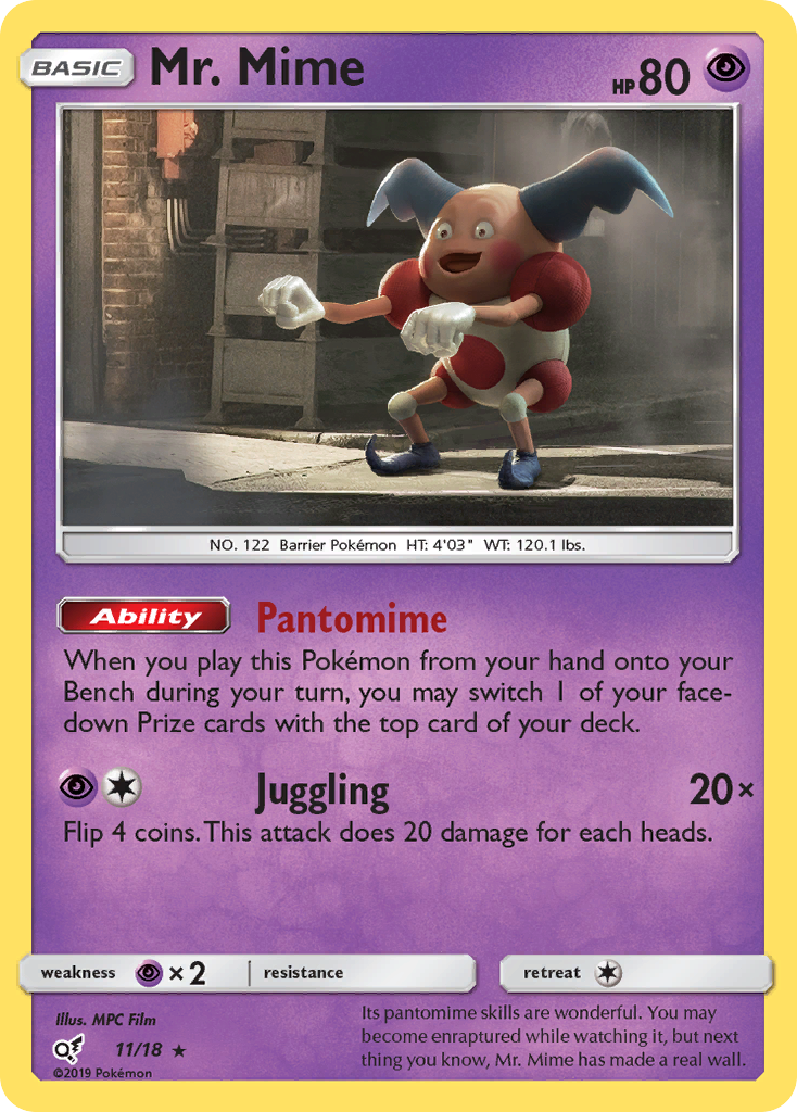 Mr. Mime - Detective Pikachu SET-11