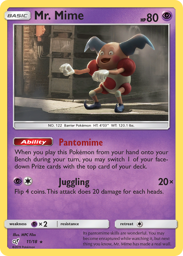 Mr. Mime - Detective Pikachu SET-11