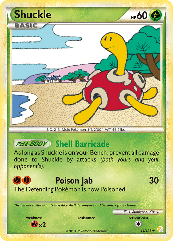 Shuckle - HeartGold & SoulSilver SET-11