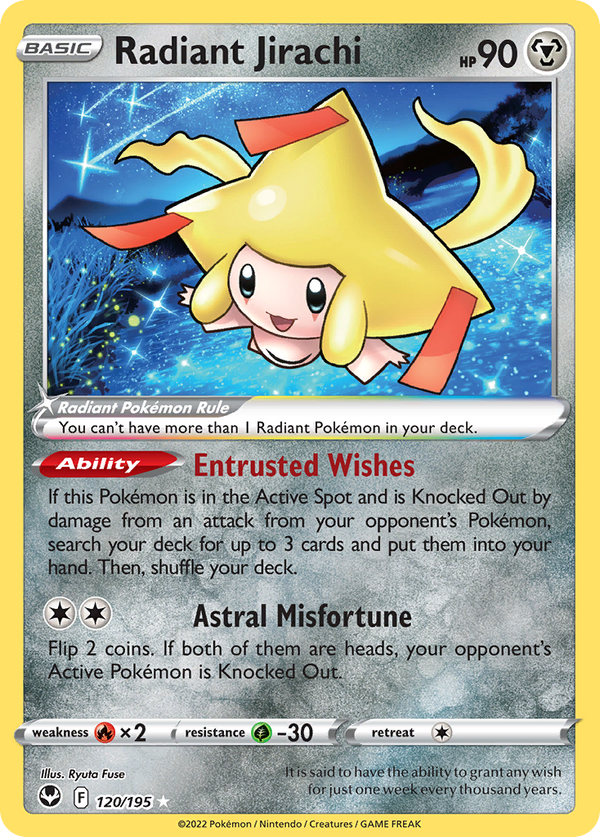 Radiant Jirachi - Silver Tempest SET-120