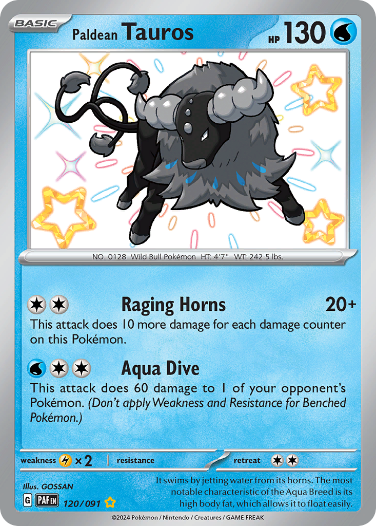 Paldean Tauros - Paldean Fates SET-120
