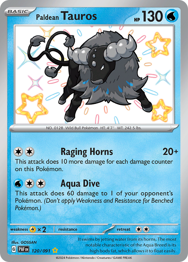Paldean Tauros - Paldean Fates SET-120