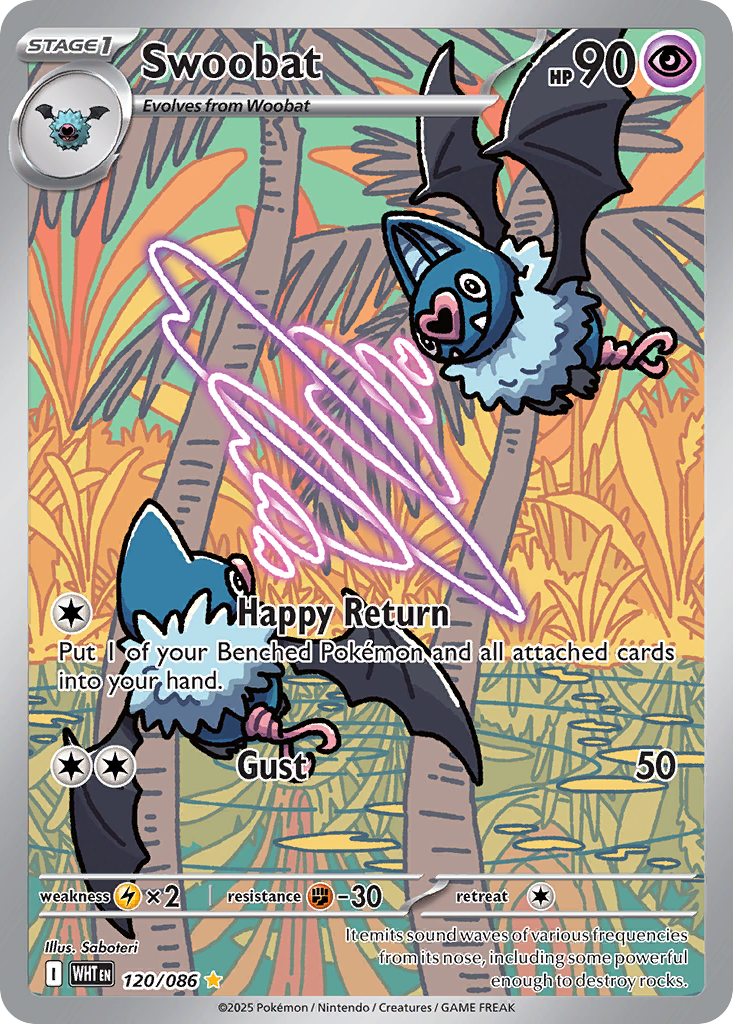 Swoobat - White Flare SET-120