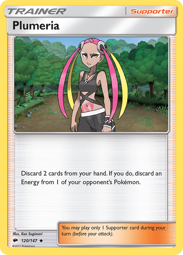 Plumeria - Burning Shadows SET-120