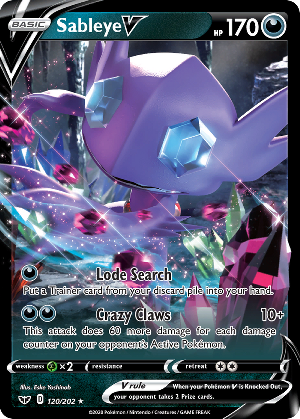 Sableye V - Sword & Shield SET-120