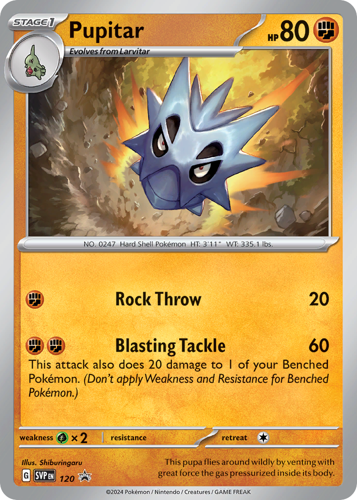 Pupitar - Scarlet & Violet Black Star Promos SET-120
