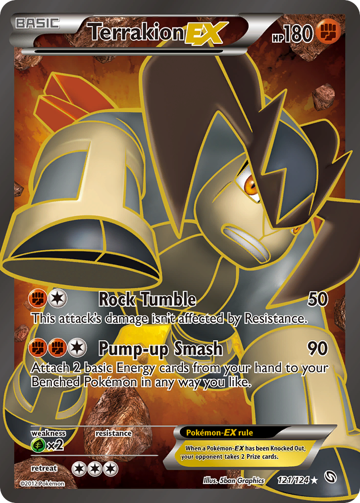 Terrakion-EX - Dragons Exalted SET-121