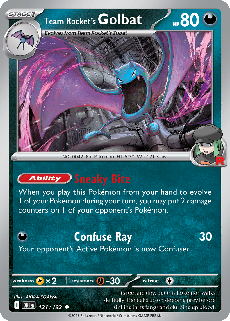 Team Rocket's Golbat - Destined Rivals SET-121