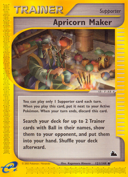 Apricorn Maker (Skyridge SET) (Trainer) (Supporter) (Uncommon) (PKM Skyridge SET-26)