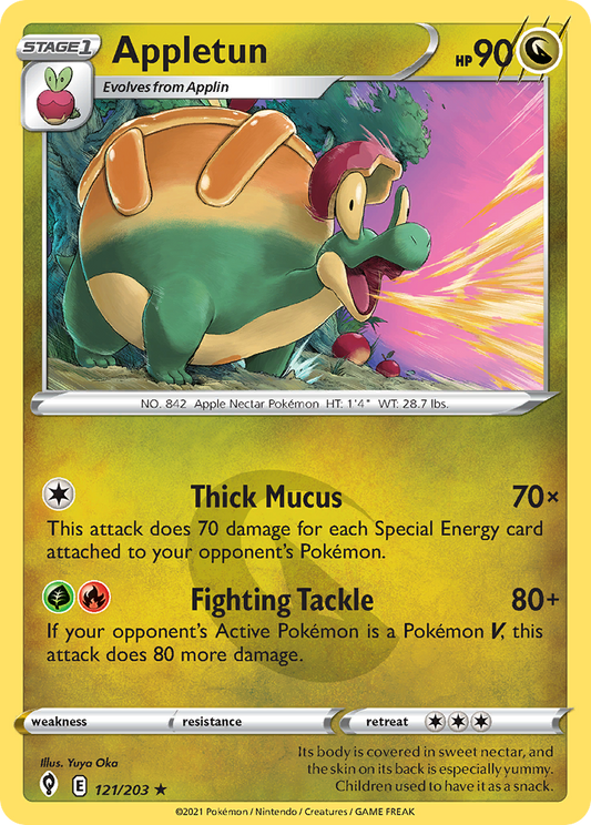Appletun (Evolving Skies SET) (Pokémon) (Stage 1) (Dragon) (HP: 90) (Rare) (PKM Evolving Skies SET-26)