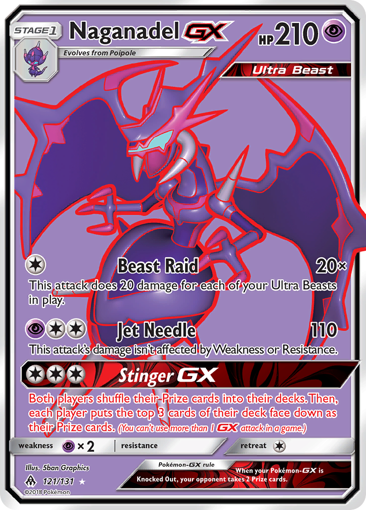 Naganadel-GX - Forbidden Light SET-121