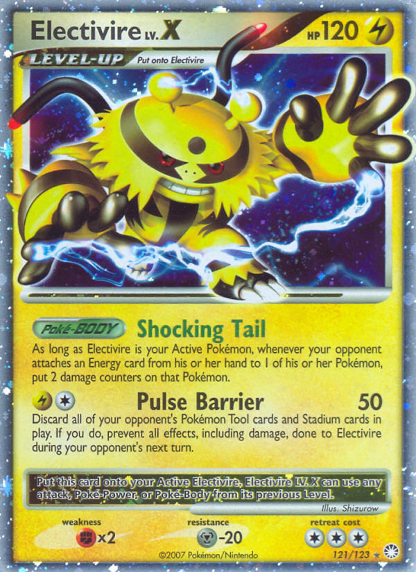 Electivire LV.X - Mysterious Treasures SET-121
