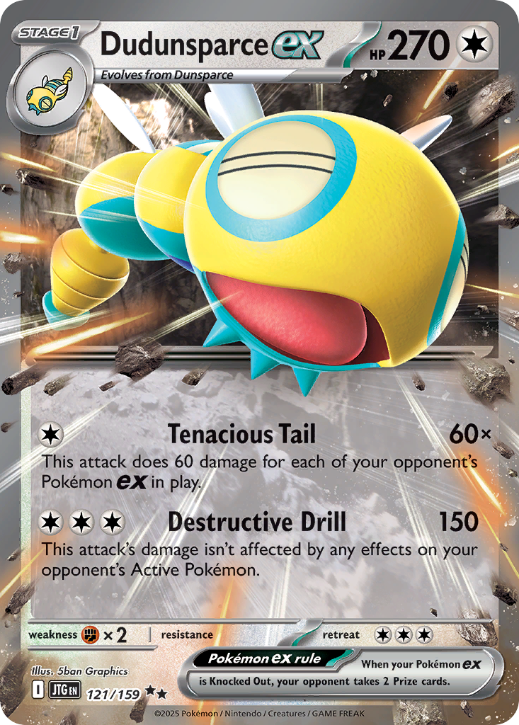 Dudunsparce EX - Journey Together SET-121
