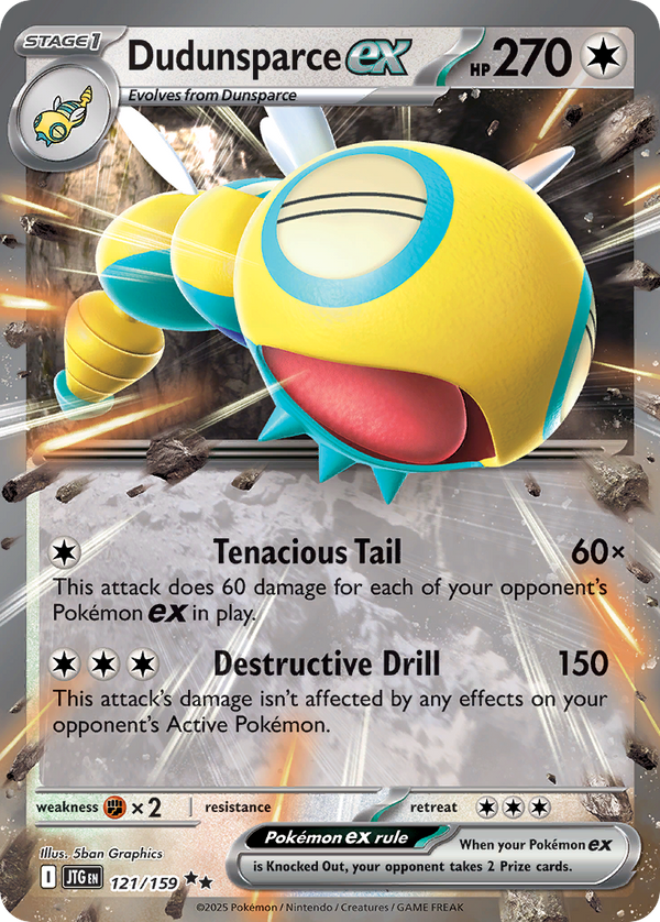 Dudunsparce EX - Journey Together SET-121