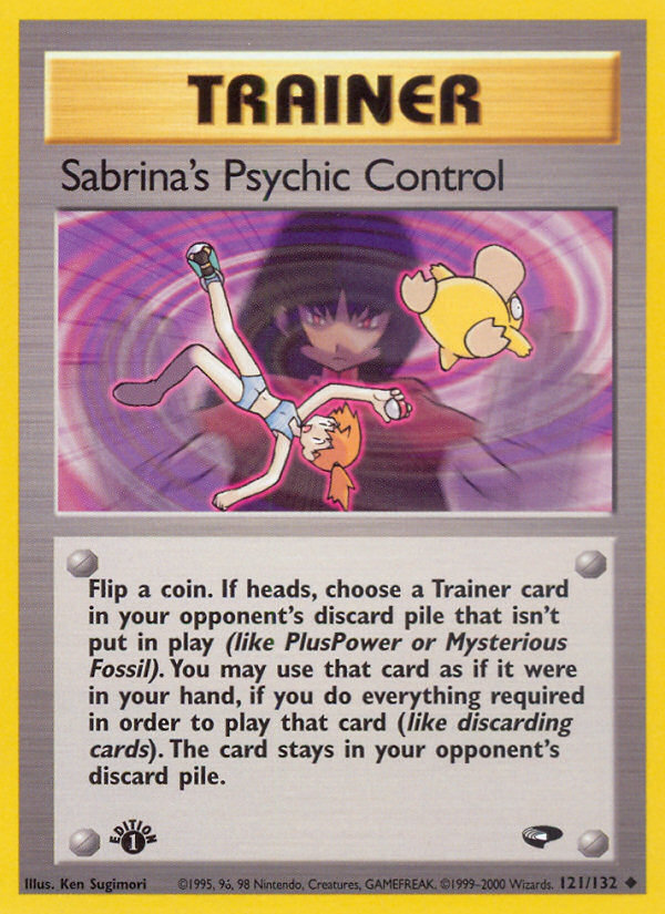 Sabrina's Psychic Control - Gym Challenge SET-121