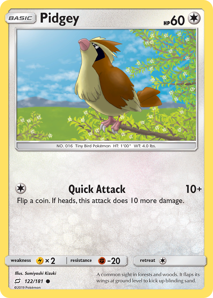 Pidgey - Team Up SET-122