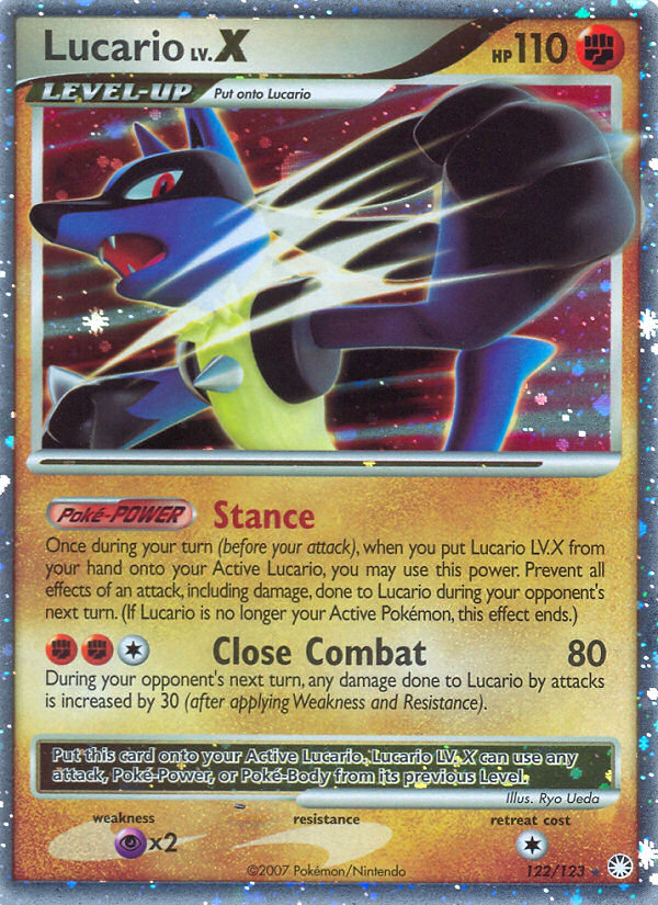 Lucario LV.X - Mysterious Treasures SET-122