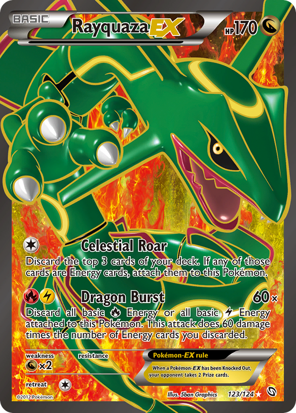 Rayquaza-EX - Dragons Exalted SET-123