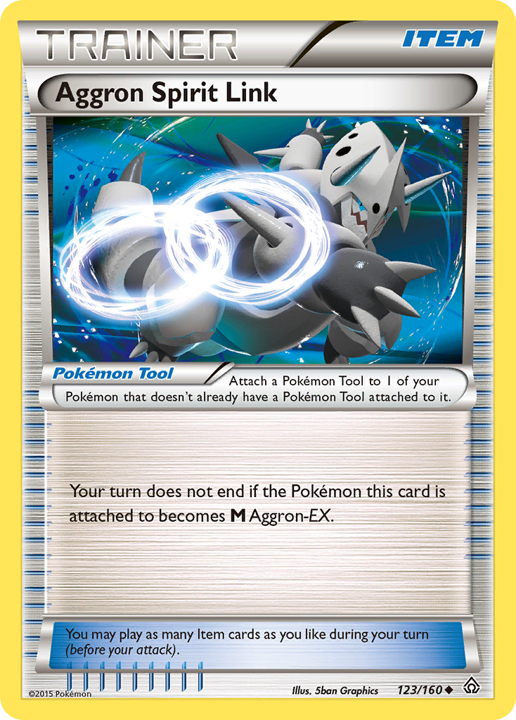 Aggron Spirit Link (Primal Clash SET) (Trainer) (Pokémon Tool) (Uncommon) (PKM Primal Clash SET-28)