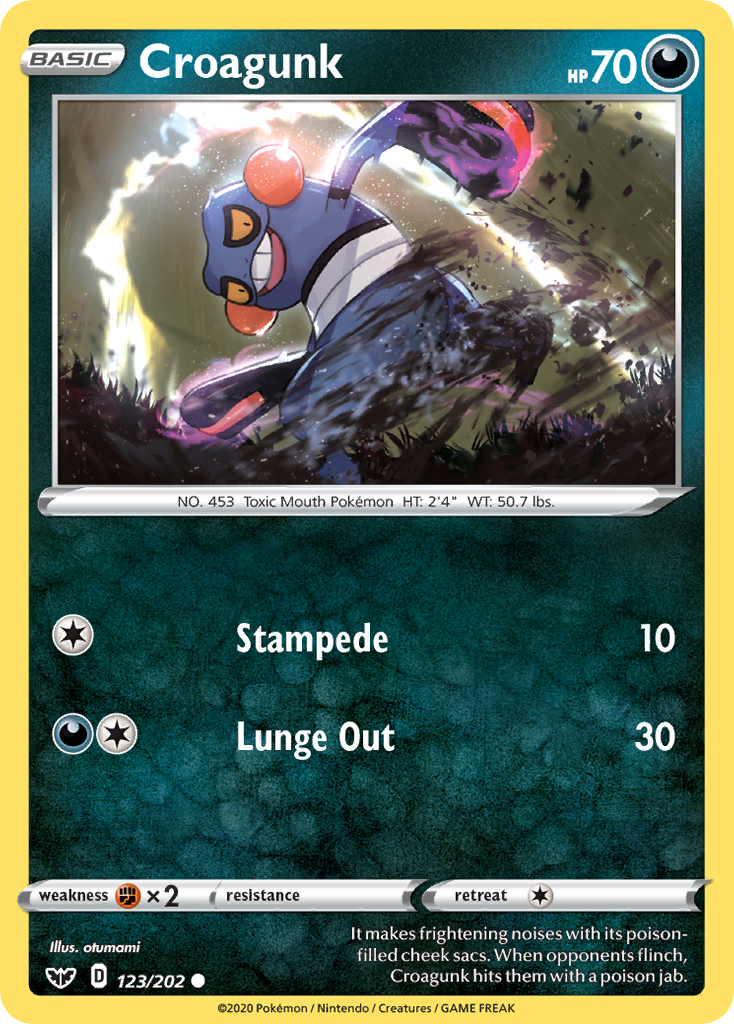 Croagunk - Sword & Shield SET-123