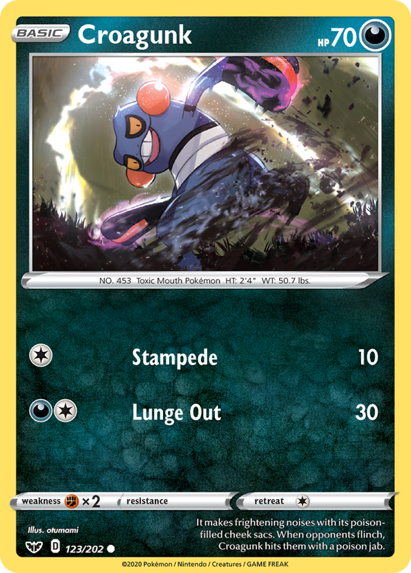 Croagunk - Sword & Shield SET-123