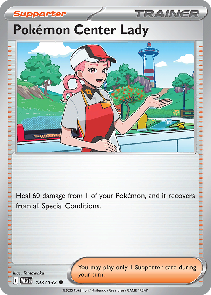 Pokemon Center Lady - Mega Evolution SET-123