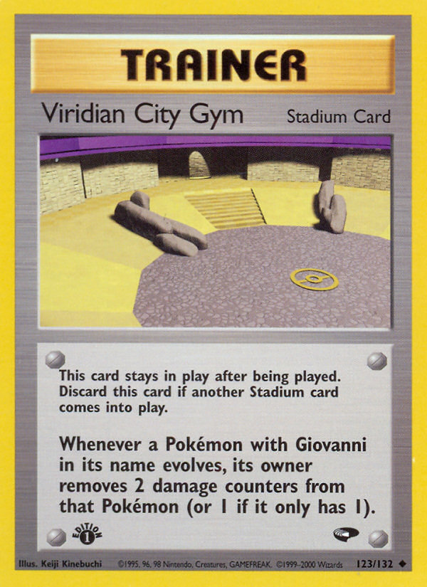 Viridian City Gym - Gym Challenge SET-123