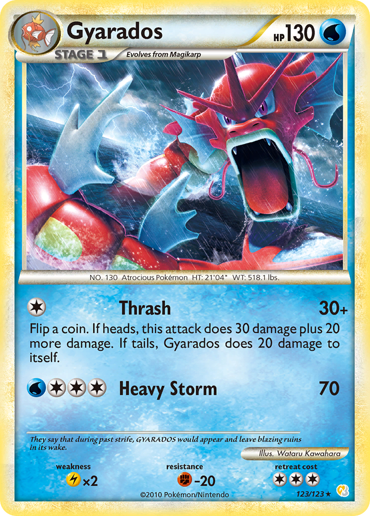 Gyarados - HeartGold & SoulSilver SET-123