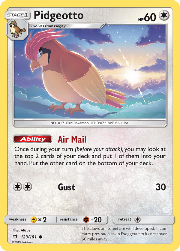 Pidgeotto - Team Up SET-123