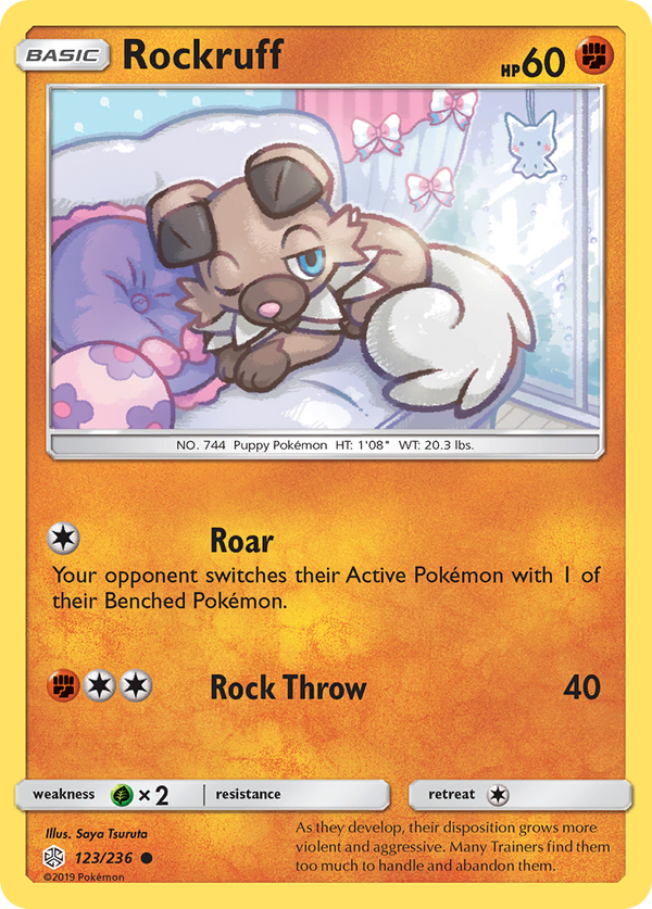 Rockruff - Cosmic Eclipse SET-123