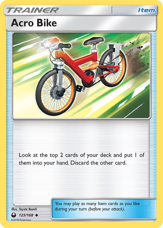 Acro Bike (Celestial Storm SET) (Trainer) (Item) (Uncommon) (PKM Celestial Storm SET-29)