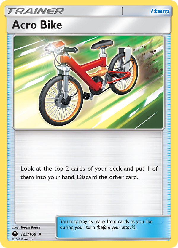 Acro Bike (Celestial Storm SET) (Trainer) (Item) (Uncommon) (PKM Celestial Storm SET-29)