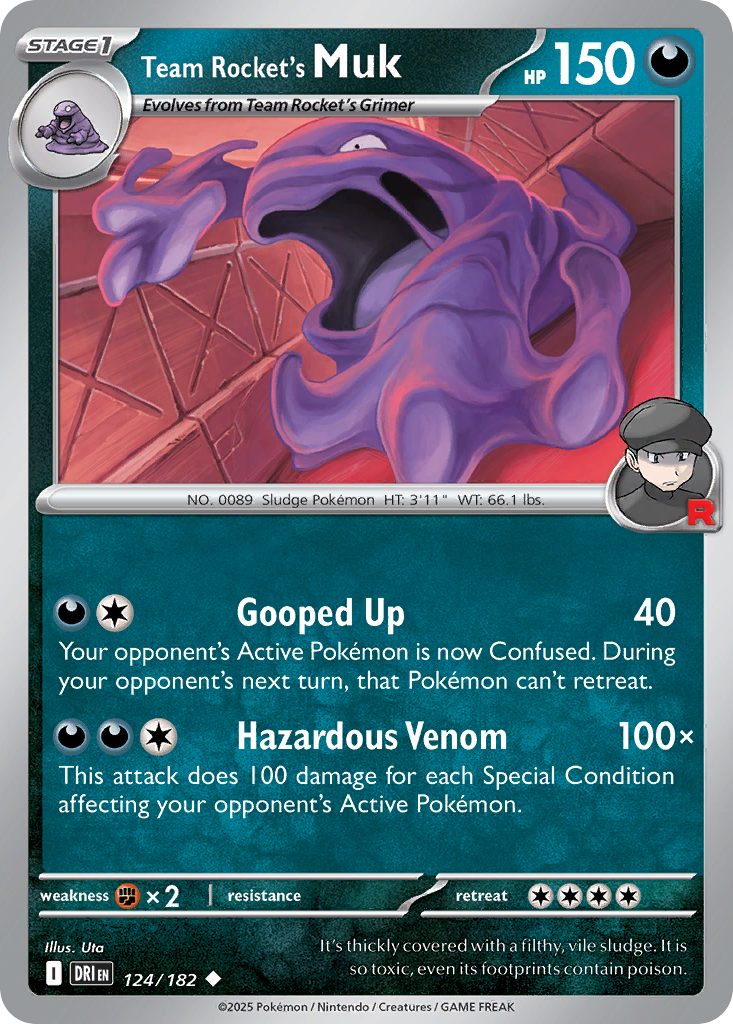 Team Rocket's Muk - Destined Rivals SET-124