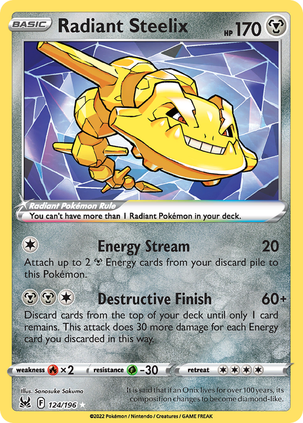 Radiant Steelix - Lost Origin SET-124