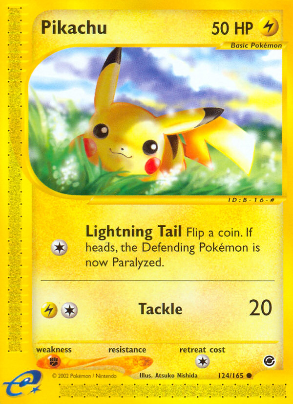 Pikachu - Expedition Base Set SET-124